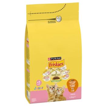 2x1,5kg PURINA FRISKIES Junior csirke, pulyka & zöldség száraz macskatáp kép