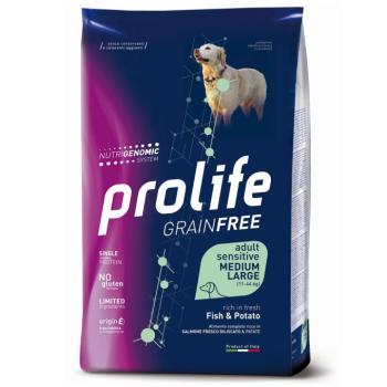 2x10kg Grain Free Adult Sensitive Sensitive Medium Large Prolife száraz kutyatáp kép