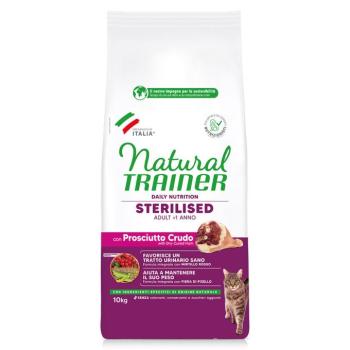 2x10kg Natural Trainer Cat Sterilised nyers sonka száraz macskatáp kép