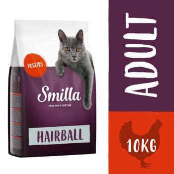 2x10kg Smilla Hairball szárnyas száraz macskatáp kép
