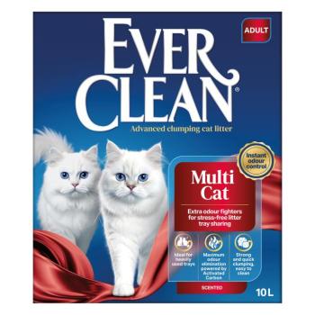 2x10l Ever Clean® Multiple Cat csomósodó macskaalom