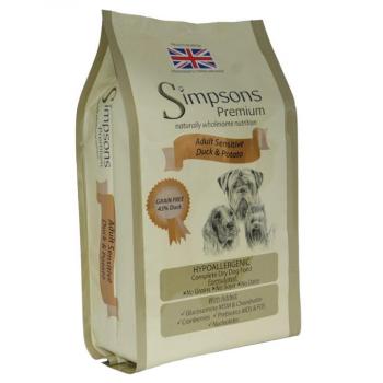 2x12 kg Simpsons Premium gazdaságos csomag - Adult Sensitive kacsa & burgonya kép