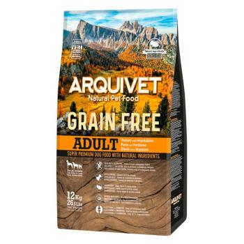 2x12kg Arquivet Dog Grain Free pulyka száraz kutyatáp