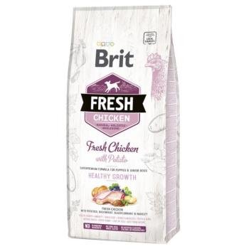 2x12kg Brit Fresh Puppy Healthy Growth Chicken & Potato száraz kutyatáp kép