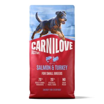 2x12kg Carnilove Active Mini lazac & pulyka száraz kutyatáp kép