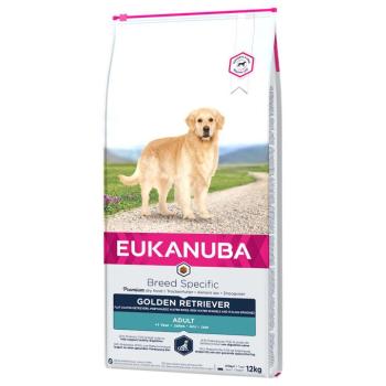 2x12kg Eukanuba Adult Breed Care Golden Retriever száraz kutyatáp kép
