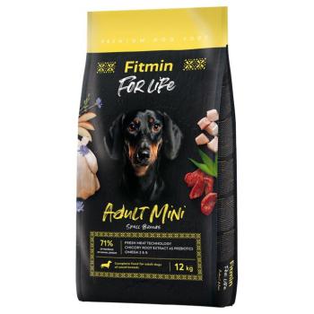 2x12kg Fitmin Dog for Life felnőtt Mini száraz kutyatáp kép