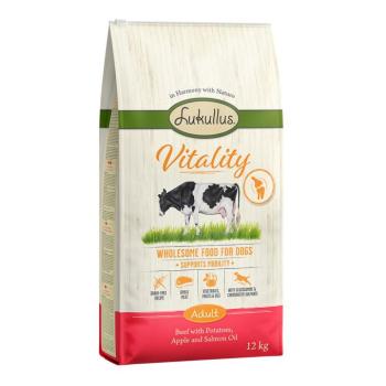 2x12kg Lukullus Vitality mobilitás: marha gabonamentes száraz kutyatáp kép