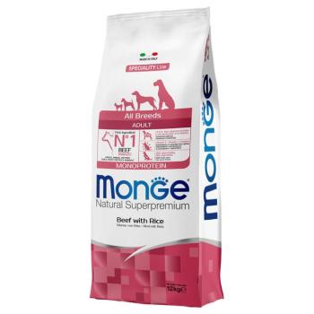 2x12kg Monge Monoprotein marha & rizs száraz kutyatáp kép