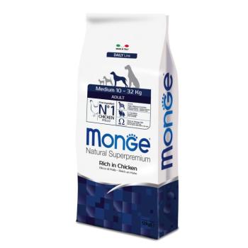 2x12kg Monge Superpremium Adult Medium száraz kutyatáp kép