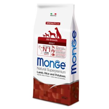 2x12kg Monge Superpremium Bárány, rizs & burgonya száraz kutyatáp kép