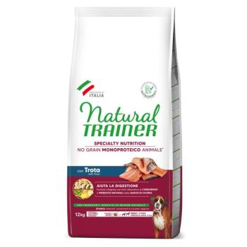2x12kg Natural Trainer No Grain Adult Medium & Maxi pisztráng száraz kutyatáp kép