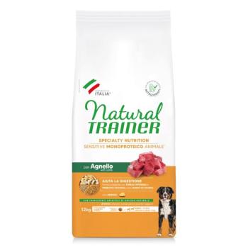2x12kg Natural Trainer Sensitive No Gluten Adult Medium/Maxi bárány száraz kutyatáp kép