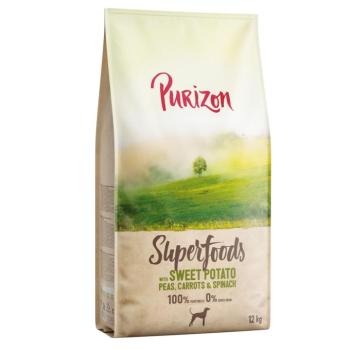 2x12kg Purizon Superfoods Veggie édesburgonya borsóval, sárgarépával & spenóttal száraz kutyatáp kép