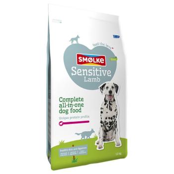 2x12kg Smølke Adult Sensitive bárány száraz kutyatáp kép