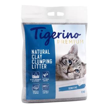 2x 2kg Tigerino Premium macskaalom rendkívüli kedvezménnyel! - Sensitive (parfümmentes) kép