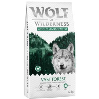 2x12kg Wolf of Wilderness "Explore The Vast Forests" - Weight Management száraz kutyatáp kép