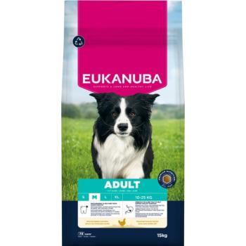 2x15kg Eukanuba Premium Nutrition Adult Medium Breed csirke száraz kutyatáp kép