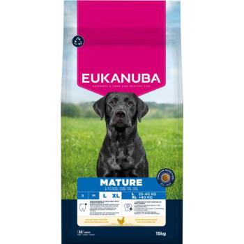 2x15kg Eukanuba Premium Nutrition Mature Large & Giant Breed csirke száraz kutyatáp kép