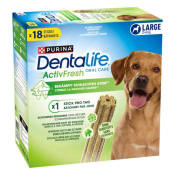 2x18db PURINA Dentalife Active Fresh napi fogápoló snack nagytestű kutyáknak kép