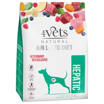 2x1kg 4Vets Natural Canine Hepatic száraz kutyatáp kép