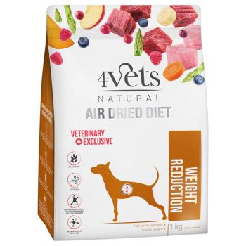 2x1kg 4Vets Natural Canine Weight Reduction száraz kutyatáp kép