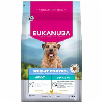 2x2,3kg Eukanuba Special Care Weight Control Adult Small/Medium száraz kutyatáp kép