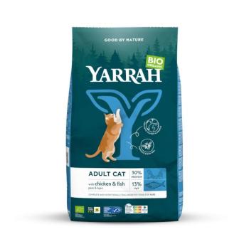 2x2,4kg Yarrah Bio csirke & hal száraz macskatáp kép