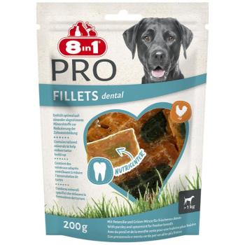 2x200g 8in1 Fillets Pro Dental étrend-kiegészítő eledel kutyáknak kép