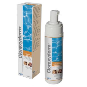 2x200ml Clorexyderm® szőr- és bőrápoló haboldat kutyáknak, macskáknak kép
