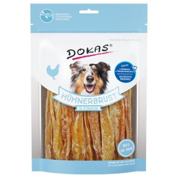 2x250g Dokas hússnack kutyáknak, macskáknak, vadászgörényeknek-Csirkemellcsíkok kép
