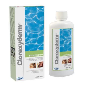 2x250ml Clorexyderm szőr-/bőrápoló sampon kutyáknak,macskáknak kép