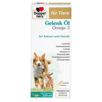 2x250ml Doppelherz ízületi olaj étrend-kiegészítő eledel kutyáknak, macskáknak kép