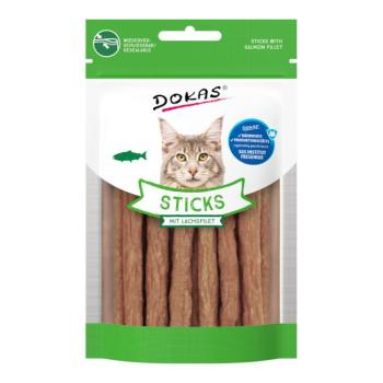2x30g Dokas lazacfilé Sticks macskasnack kép