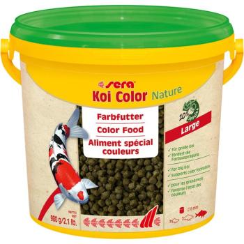 2x3800ml Sera Koi Color large Granulat haltáp kép