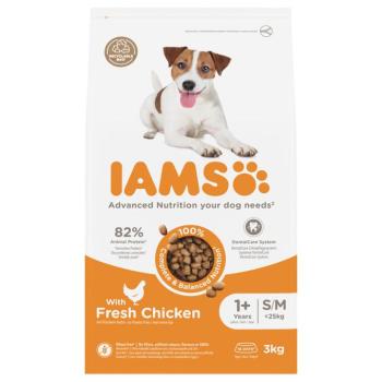 2x3kg 3kg IAMS Advanced Nutrition Adult Small & Medium Dog csirke száraz kutyatáp kép
