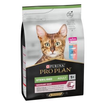 2x3kg PURINA PRO PLAN Sterilised Adult Duo tőkehal & pisztráng száraz macskatáp kép