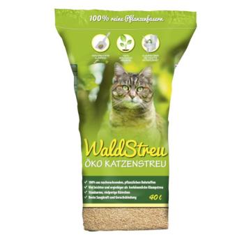 2x40l WaldStreu öko macskaalom (20kg) kép