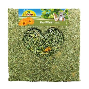 2x450g JR Farm szénakocka virágokkal kisállatoknak kép