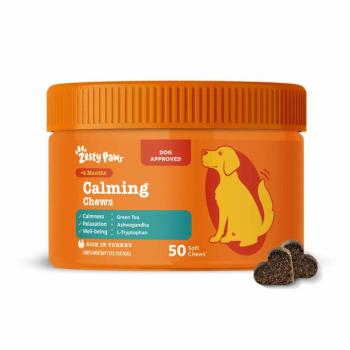 2x50db Zesty Paws Calming Chews pulyka étrend-kiegészítő eledel kutyáknak kép