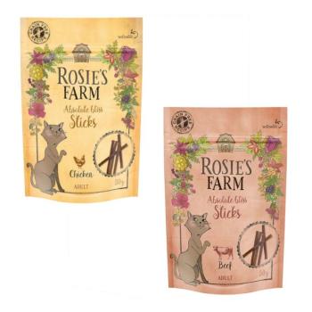 2x50g Rosie's Farm "Sticks" macskasnack vegyes csomagban (csirke & marha) kép