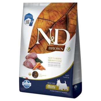 2x5kg N&D Brown Adult Mini bárány, sárgarépa & spirulina száraz kutyatáp kép
