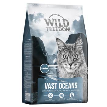 2x6,5 Wild Freedom Adult "Vast Oceans" makréla gabonamentes száraz macskatáp kép