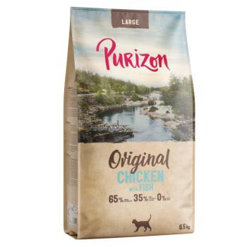2x6,5kg Purizon Large Adult csirke & hal - gabonamentes száraz macskatáp kép