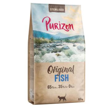 2x6,5kg Purizon Sterilised Adult hal - gabonamentes száraz macskatáp kép