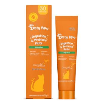 2x75g Zesty Paws Cat Digestion paszta étrend-kiegészítő eledel macskáknak kép