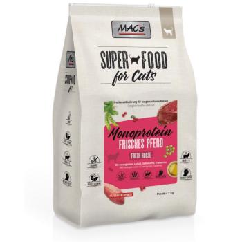 2x7kg MAC's Superfood for Cats Adult Monoprotein ló száraz macskatáp kép