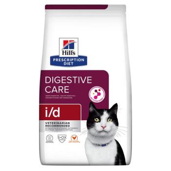 2x8kg Hill's Prescription Diet Feline száraz macskatáp- i/d Digestive Care csirke (2 x 8 kg) kép