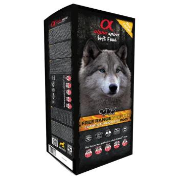 2x9kg alpha spirit Semi-Moist Complete Free Range Poultry száraz kutyatáp kép