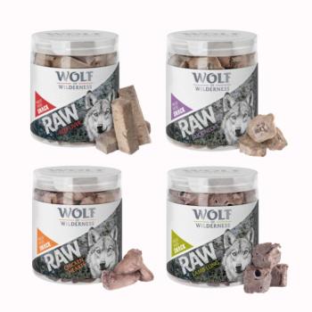 300g Wolf of Wilderness RAW fagyasztva szárított kutyasnack mix 4 fajtából kép
